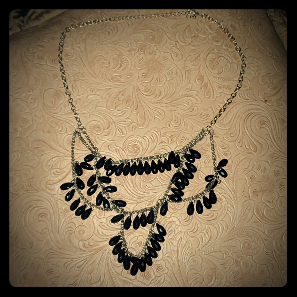 Black&Gold layered necklace